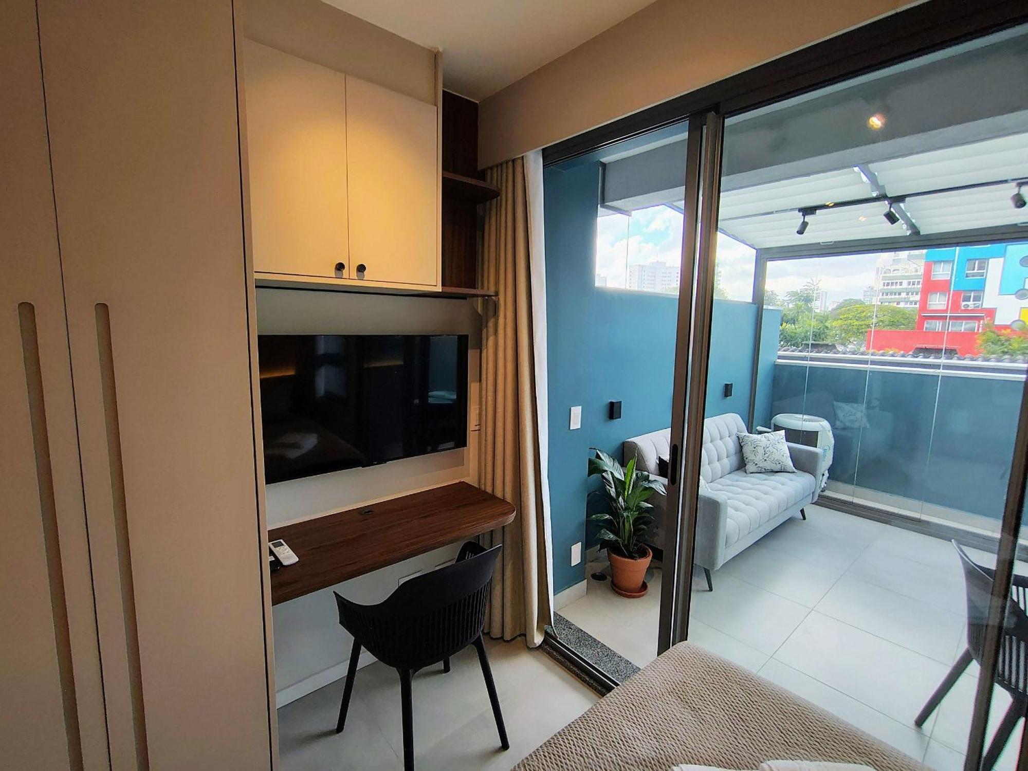 Estudio Com Terraco - Santo Amaro Apartamento *
